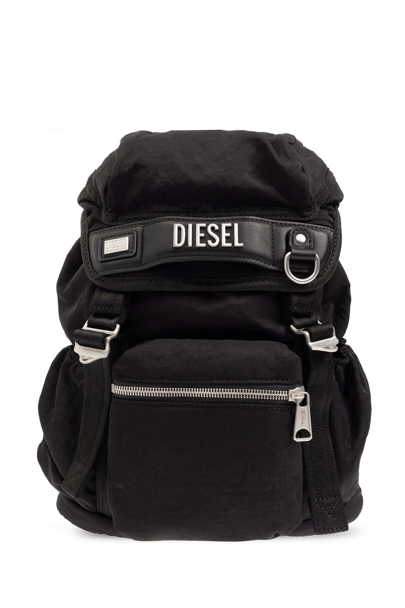 Black LOGOS SMALL backpack with logo Diesel Vitkac Canada